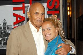 Harry Belafonte and Shari Belafonte attend the opening night reception of Shari Belafonte's ITALY exhibit at the Chair and The Maiden on October 7, 2010 in New York City. 