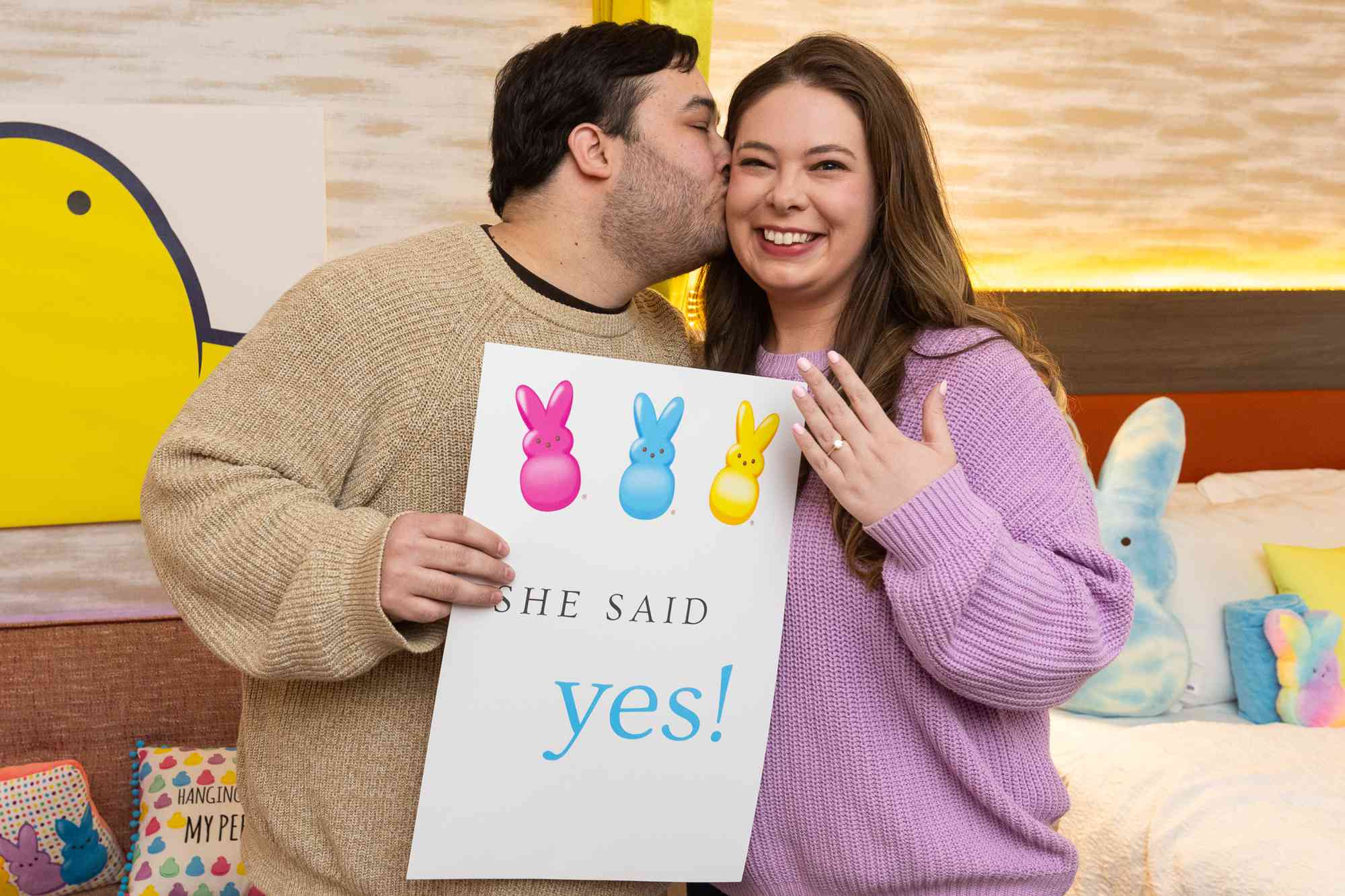 Matthew Rivera and Carly Jessup for a once-in-a-lifetime marriage proposal on Monday, March 25, 2024 in Easton, Pa.
