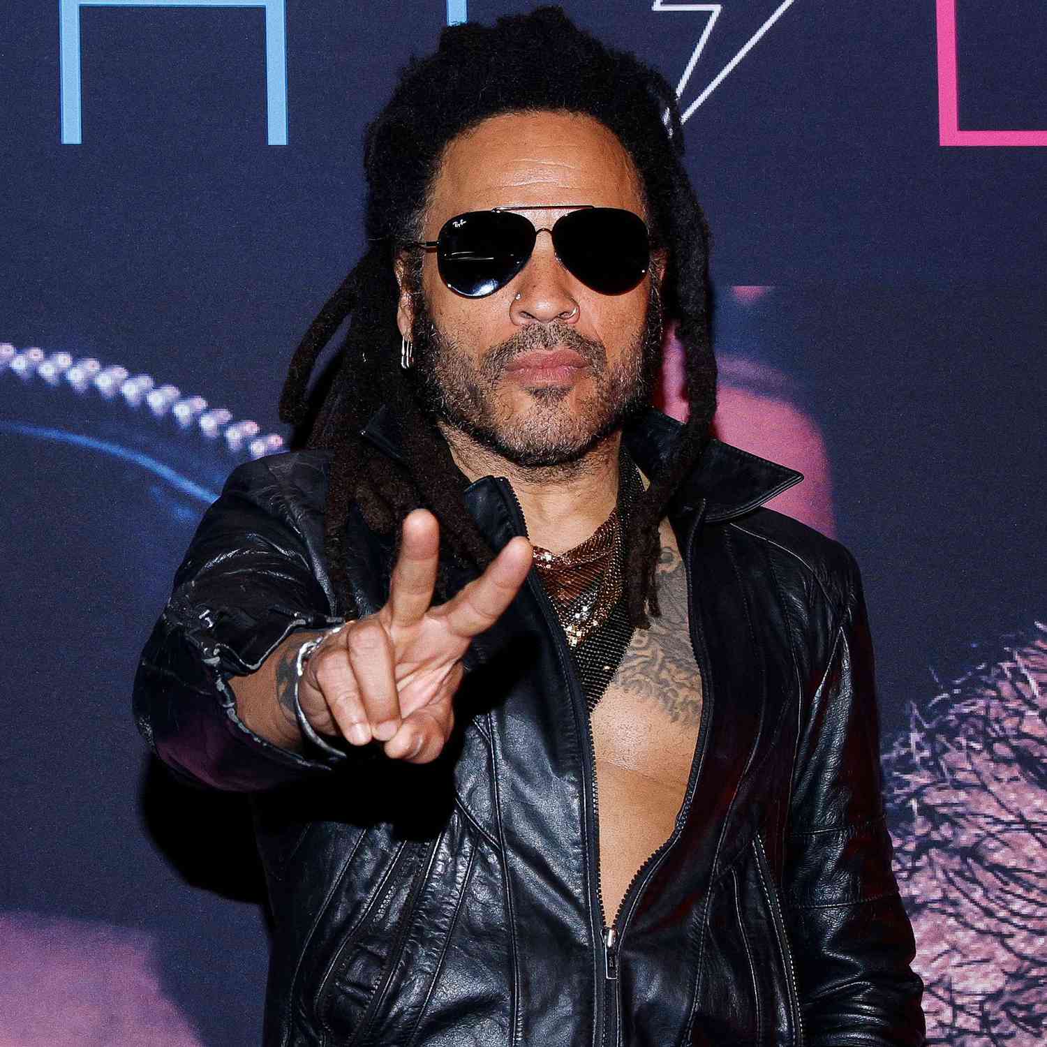 Lenny Kravitz attends a press conference to promote his new album "Blue Electric Light"