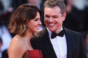 Luciana Damon and Matt Damon walk the red carpet ahead of the 'Downsizing' screening and Opening Ceremony during the 74th Venice Film Festival at Sala Grande on August 30, 2017 in Venice, Italy