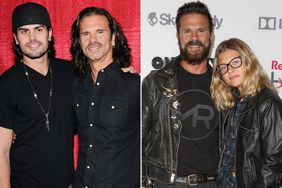 Alvaro Joshua Lamas and Lorenzo Lamas attend "The Guest At The Central Park West" Los Angeles premiere on January 18, 2010. ; Lorenzo Lamas and daughter Victoria Lamas arrive at the "On Any Sunday, The Next Chapter" premiere on October 22, 2014. 