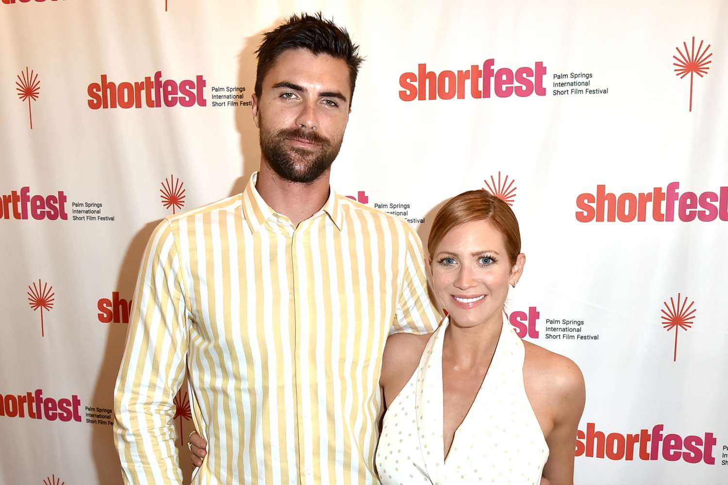 Tyler Stanaland and Brittany Snow attend the 25th Annual Palm Springs International ShortFest - Day 3 at Camelot Theatres on June 20, 2019 in Palm Springs, California.