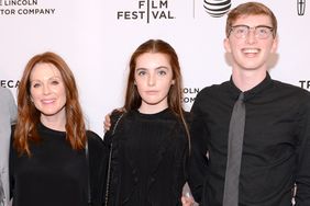 Julianne Moore, Liv Freundlich, and Caleb Freundlich attend the "Wolves" Premiere during the 2016 Tribeca Film Festival on April 15, 2016 in New York City. 