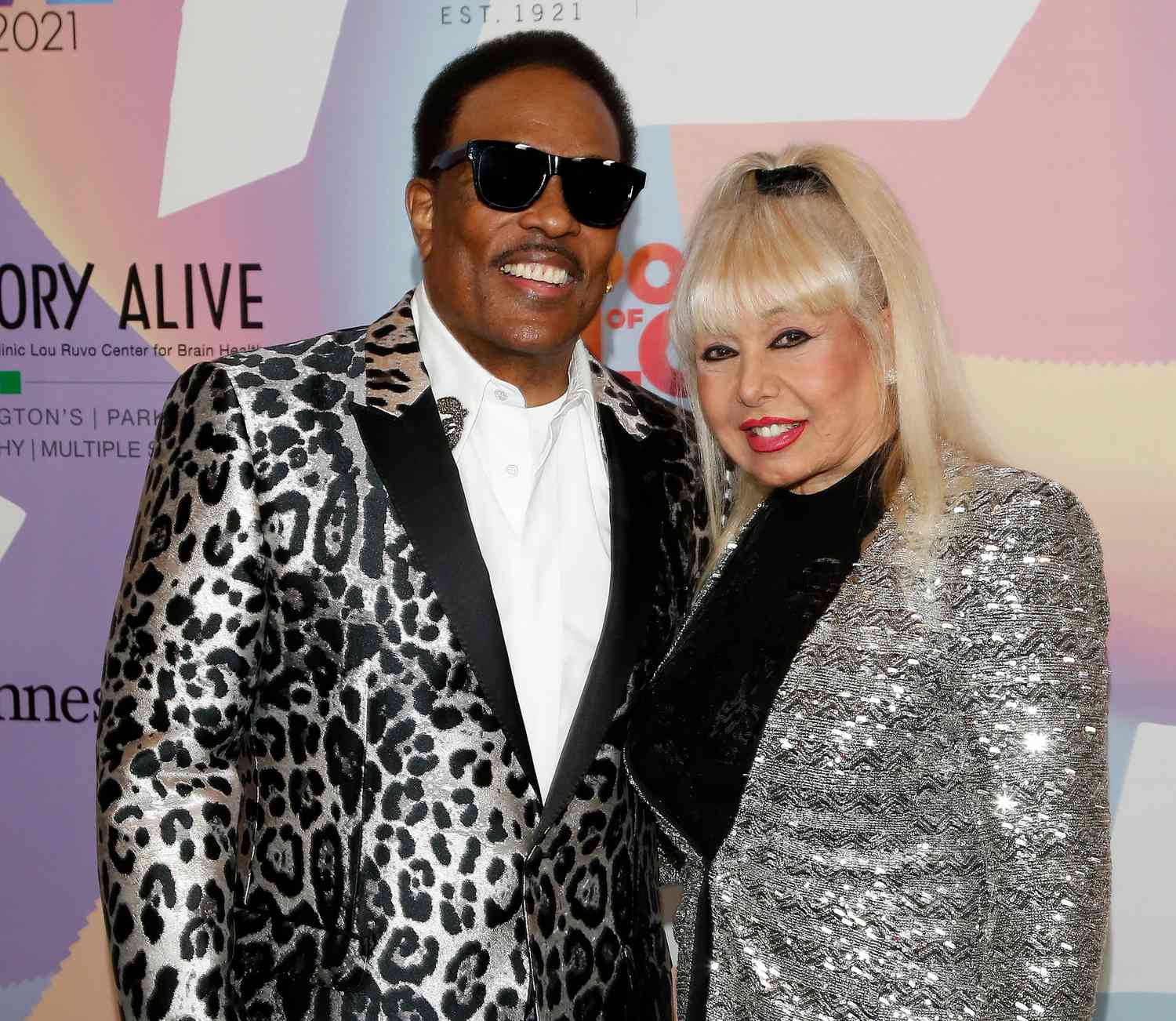 Charlie Wilson (L) and his wife, songwriter Mahin Wilson, attend the 25th annual Keep Memory Alive "Power of Love Gala" benefit 