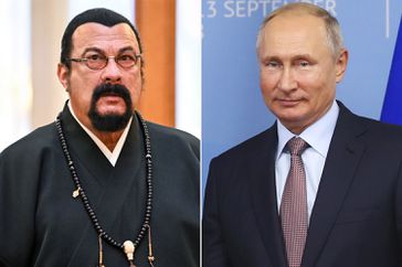 S actor Steven Seagal arrives for the inauguration ceremony of Vladimir Putin as Russian President in the Kremlin, Moscow, Russia, 07 May 2024.