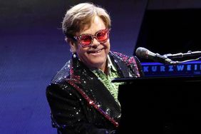 Sir Elton John Performs live on stage during his "Farewell Yellow Brick Road" Tour 