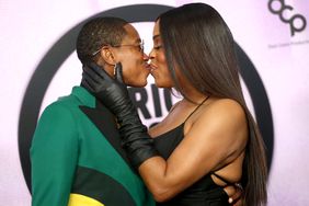Jessica Betts and Niecy Nash-Betts attend the 2022 American Music Awards at Microsoft Theater on November 20, 2022 in Los Angeles, California