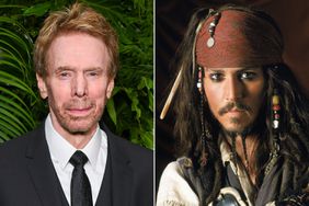 Jerry Bruckheimer; Johnny Depp in The Pirates Of The Caribbean