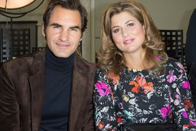 Roger Federer and his wife Mirka (Miroslava Vavrinec Federer) attend the Louis Vuitton show as part of the Paris Fashion Week Womenswear Spring/Summer 2017on October 5, 2016 in Paris, France