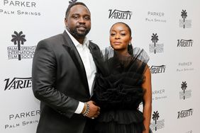 Brian Tyree Henry and Danielle Deadwyler attend the 2023 Palm Springs International Film Festival: Variety's Directors To Watch Brunch at Parker Palm Springs on January 06, 2023 in Palm Springs, California