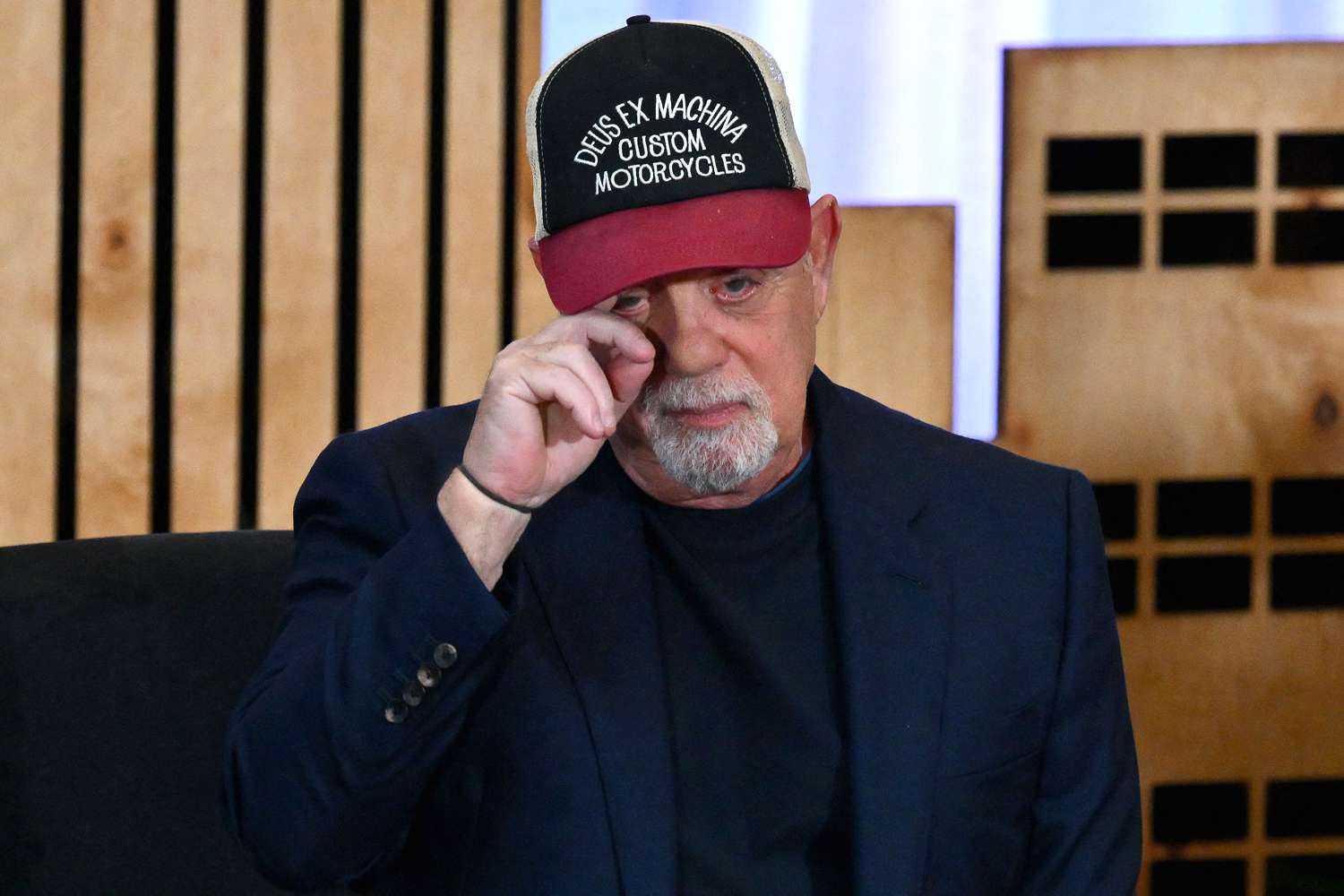 Singer Billy Joel announces the end of his residency at Madison Square Garden in 2024 during a press conference on June 1, 202
