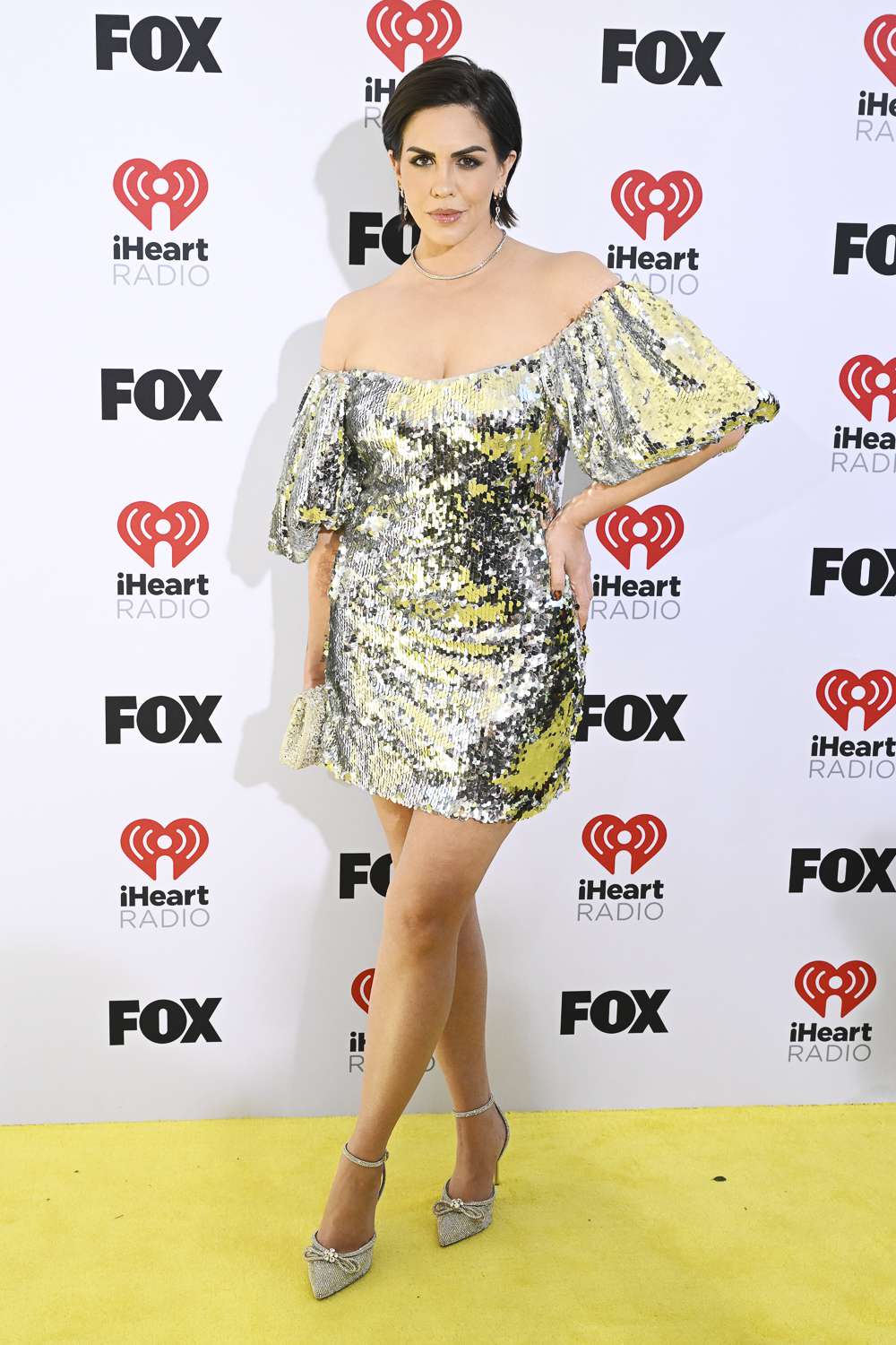 Katie Maloney at the 2024 iHeartRadio Music Awards held at the Dolby Theatre on April 1, 2024 in Los Angeles, California