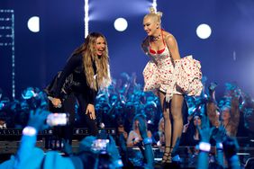Carly Pearce and Gwen Stefani perform onstage during the 2023 CMT Music Awards at Moody Center on April 02, 2023 in Austin, Texas