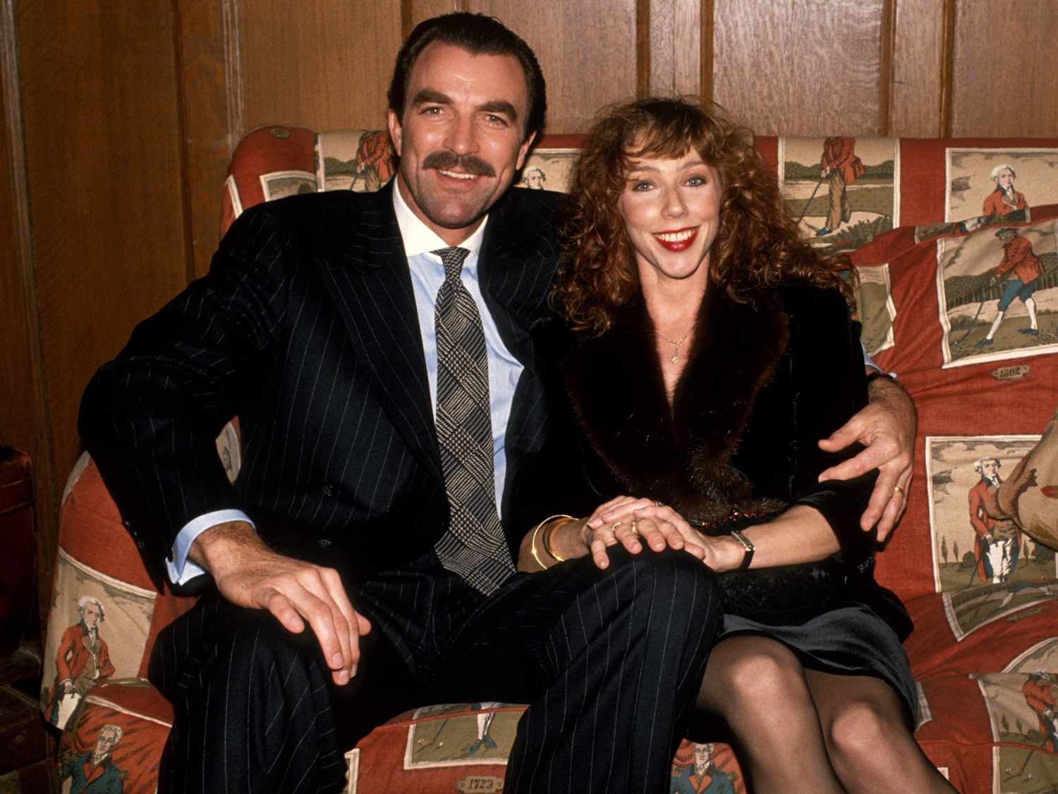 Tom Selleck and wife Jillie Mack circa 1989 in New York City
