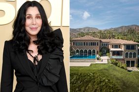 LOS ANGELES, CALIFORNIA - SEPTEMBER 21: Cher attends the premiere of Apple TV +'s "Sidney" at the Academy Museum of Motion Pictures on September 21, 2022 in Los Angeles, California. (Photo by Jon Kopaloff/Getty Images); Cher's Malibu home. Photos courtesy of Douglas Friedman