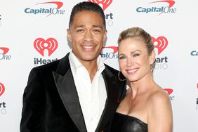 T.J. Holmes and Amy Robach attend iHeartRadio 102.7 KIIS FM's Jingle Ball 2023 Presented by Capital One at The Kia Forum on December 01, 2023 in Los Angeles, California.