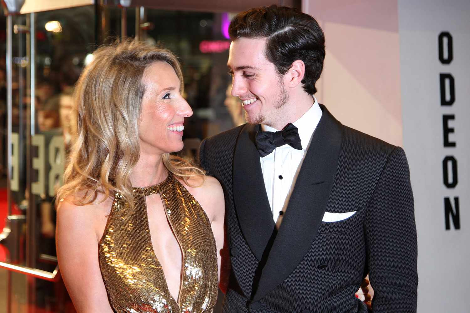 Aaron Taylor-Johnson and wife Sam Taylor Johnson in 2009 