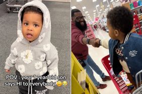 Mom Asks Toddler Son Not to Say Hi to Shoppers in Target, But Sweet Videos Show He Can't Help It