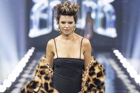 Lisa Rinna walks the runway at the Rotate show during Copenhagen Fashion Week Autumn/Winter 2023