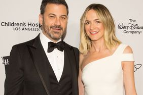Jimmy Kimmel (L) and Molly McNearney arrives for 2018 From Paris with Love Children's Hospital Los Angeles Gala at L.A. Live Event Deck on October 20, 2018 in Los Angeles, California
