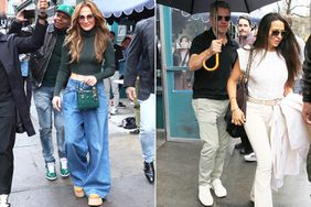 Jennifer Lopez Joins Matt Damon and Wife Luciana for Lunch in New York City