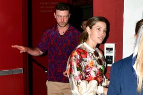 Justin Timberlake and Jessica Biel were out for dinner at Funke restaurant in Beverly Hills where they met with producer Jeffrey Katzenberg and his wife Marilyn