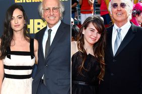 Cazzie David and Larry David attend "Curb Your Enthusiasm" season 9 premiere at SVA Theater on September 27, 2017 in New York City. ; Larry David and Romy David arrive at the 60th Primetime Emmy Awards on September 21, 2008 in Los Angeles, California.
