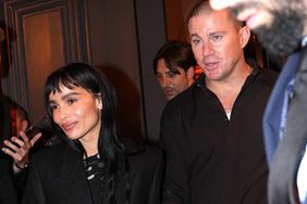  Zoe Kravitz and Channing Tatum leaving YSL Afterparty during Paris Fashion Week