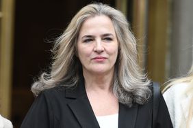 Witness Natasha Stoynoff leaves federal court in New York, US, on Wednesday, May 3, 2023. The trial of a civil lawsuit by E. Jean Carroll, who claims former US President Donald Trump raped her in the 1990s, continued today in Manhattan.