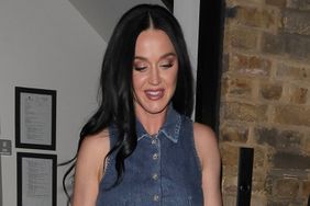 Katy Perry departs the Vogue x Self Portrait party held at the Chiltern Firehouse in London
