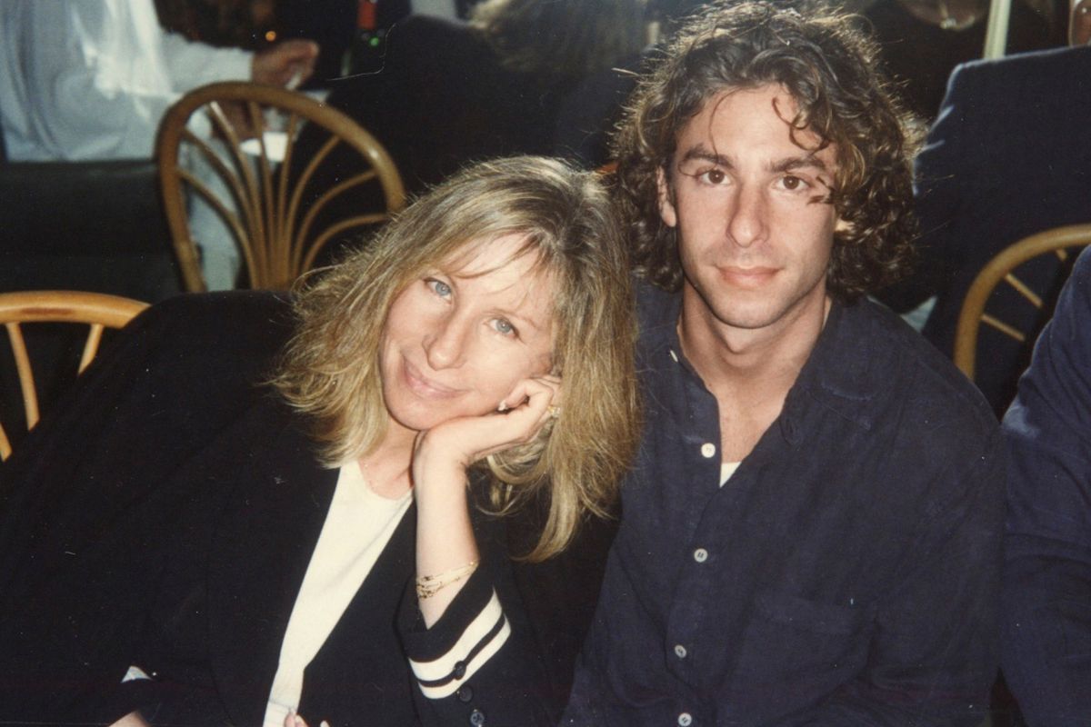 Jason Gould and Barbra Streisand