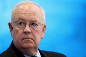 Ken Starr answers questions during a discussion held at the American Enterprise Institute