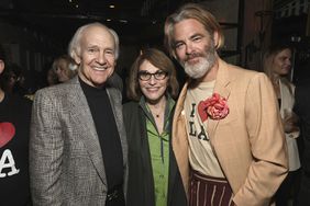 Robert Pine, Gwynn Gilford and Chris Pine attend the "Poolman" Los Angeles premiere at Vista Theatre in Los Angeles