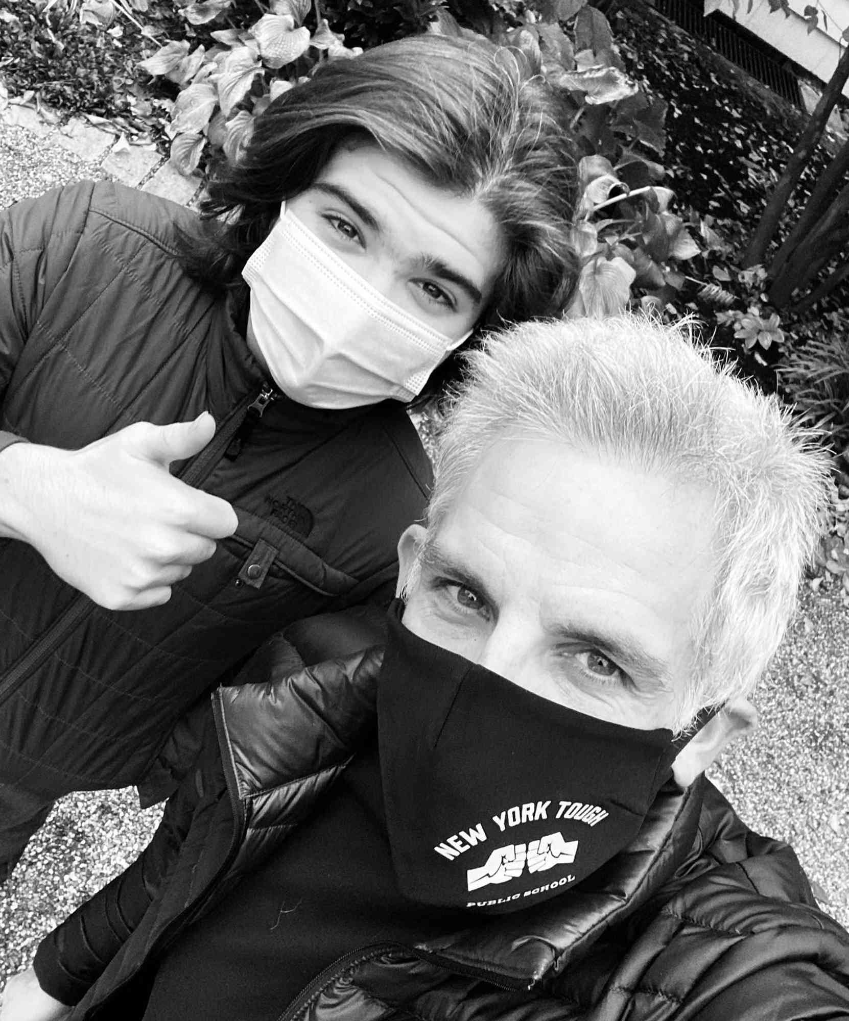 Ben Stiller and his son