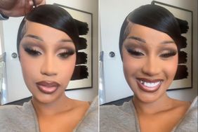 Cardi B Shows Off Missing Tooth After Her Veneer 'Came Out' from 'Chewing on a Hard Ass Bagel'