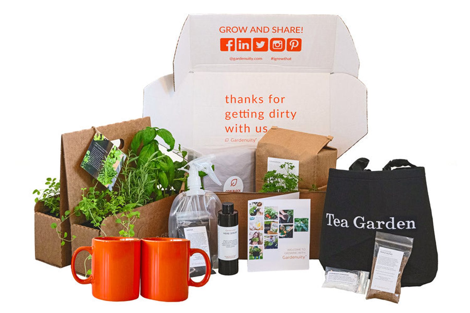 Gardenuity Tea for Two Garden Gift Set