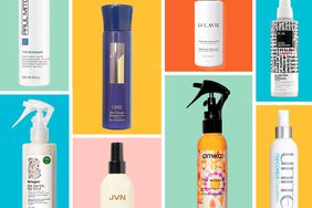 Hair detanglers we recommend on a multicolored background