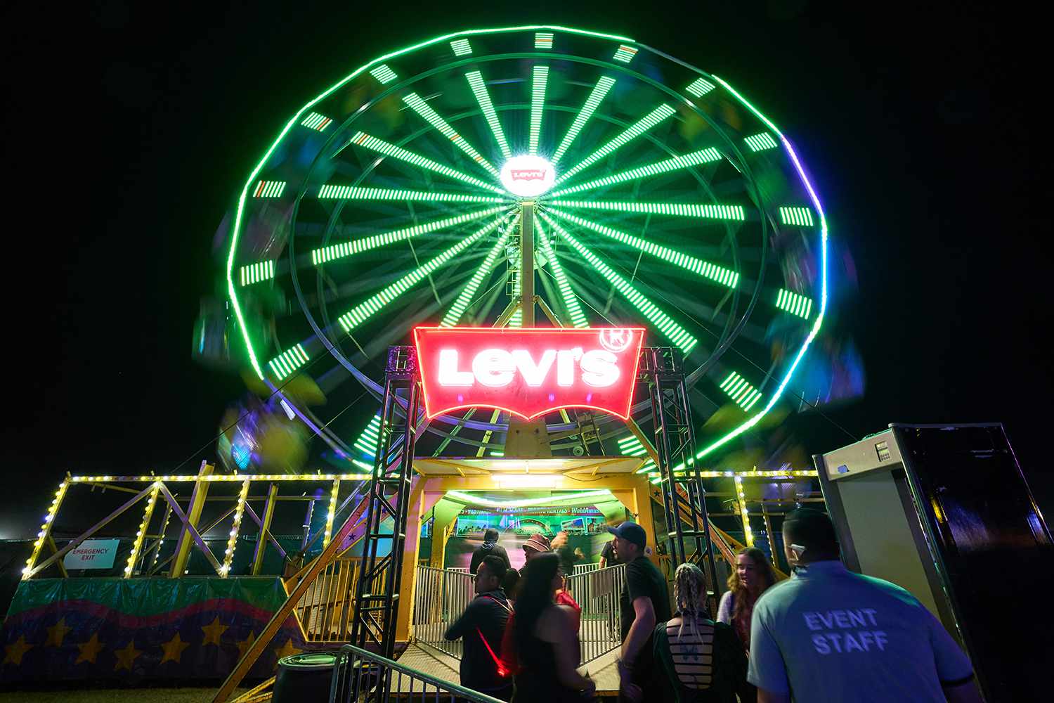 Neon Carnival Ferris Wheel