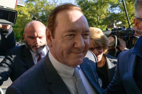 Kevin Spacey arrives to attend a civil trial hearing on sexual abuse charges brought against him by Anthony Rapp in Manhattan federal court