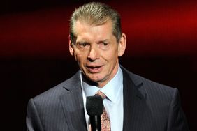 WWE Chairman and CEO Vince McMahon speaks at a news conference announcing the WWE Network at the 2014 International CES at the Encore Theater at Wynn Las Vegas on January 8, 2014 in Las Vegas, Nevada.