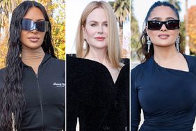 kim kardashian, nicole kidman, salma hayek Celebrities attend the Balenciaga Fall 2024 event in Beverly Hills.