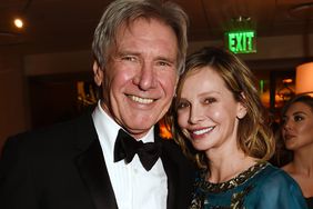 Harrison Ford (L) and Calista Flockhart attend HBO's Official Golden Globe Awards After Party at The Beverly Hilton Hotel on January 10, 2016 in Beverly Hills, California
