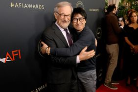 LOS ANGELES, CALIFORNIA - JANUARY 13: (L-R) Steven Spielberg and Ke Huy Quan attend the AFI Awards Luncheon at Four Seasons Hotel Los Angeles at Beverly Hills on January 13, 2023 in Los Angeles, California. (Photo by Kevin Winter/Getty Images)