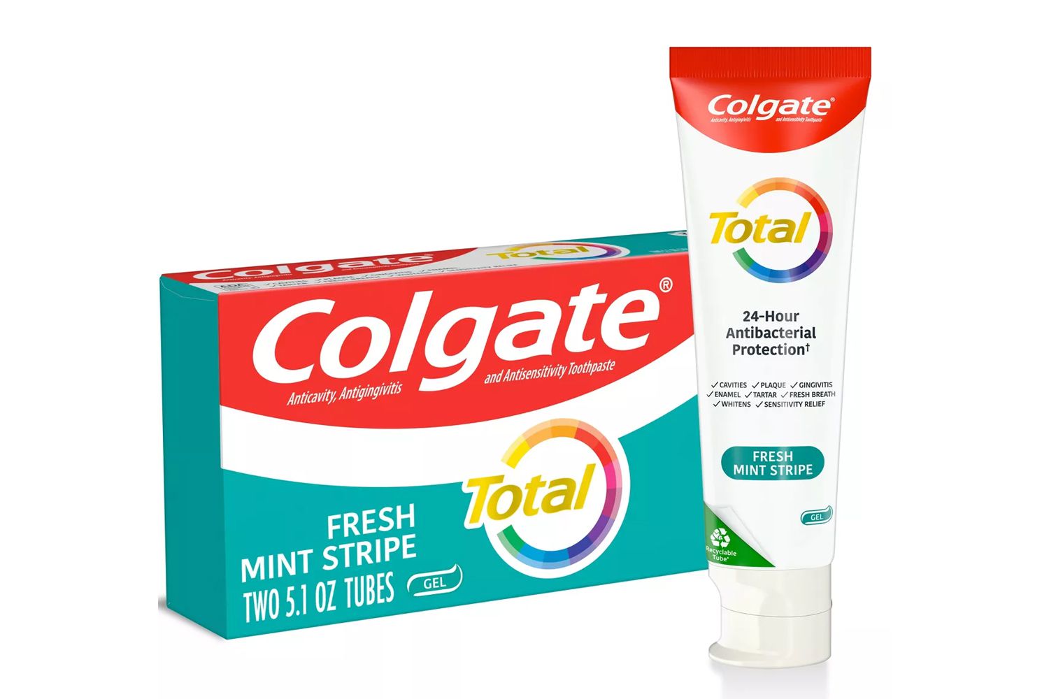 Target Colgate Total Fresh Mint Stripe Gel Toothpaste