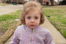Baby with 'Golden Girls inspired hair