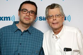 Owen King and Stephen King visit the SiriusXM Studios on September 26, 2017 in New York City.