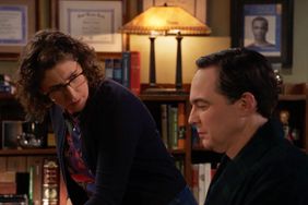 Jim Parsons and Mayim Bialik in Young Sheldon Series Finale