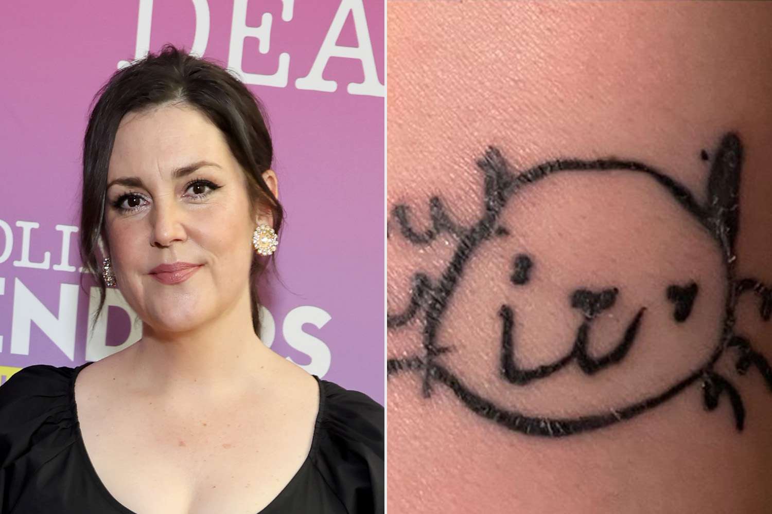 Melanie Lynskey attends Deadline Contenders Television; happy to be bringing this adorable tattoo into 2024