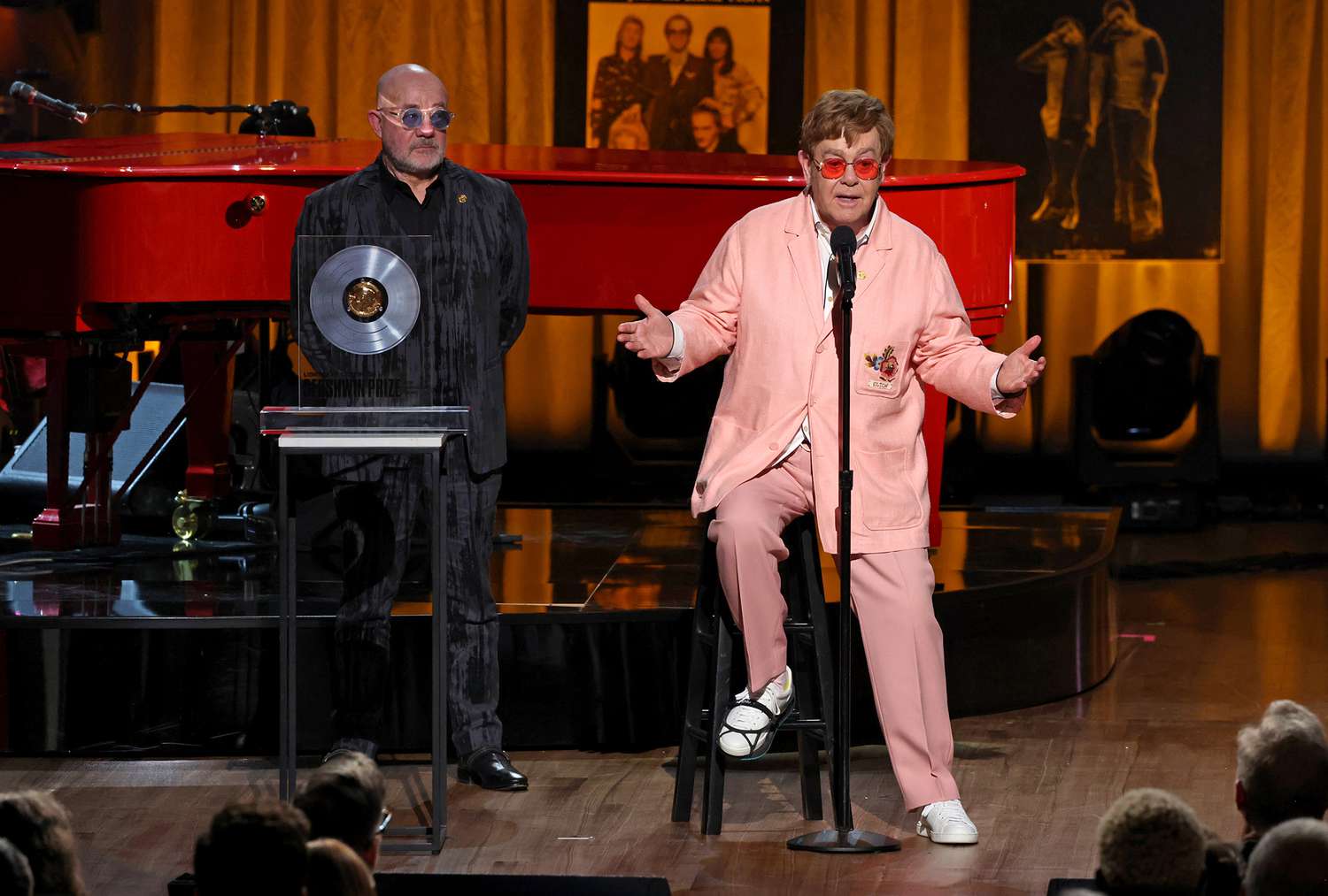 Honorees Bernie Taupin and Elton John