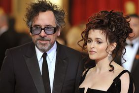 Tim Buron (L) and wife actress Helena Bonham Carter arrive at the 83rd Annual Academy Awards held at the Kodak Theatre on February 27, 2011 in Hollywood, California